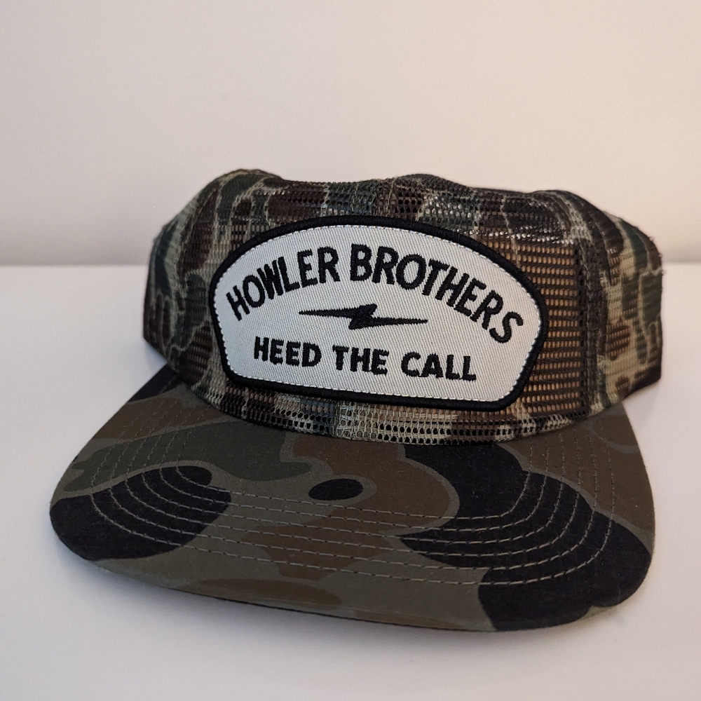 HOWLER BROS Camo Feed Store Trucker Baseball Cap / Hat